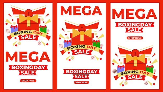 boxing day social media stories collection