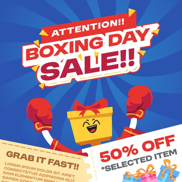 Boxing day special sale design