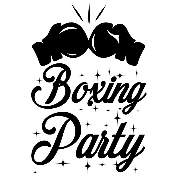 Boxing day t-shirt design vector