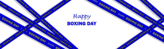 Boxing day vector illustration with boxing glove, boxing day
sale concept.