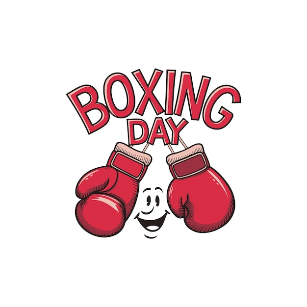 boxing day vector illustration