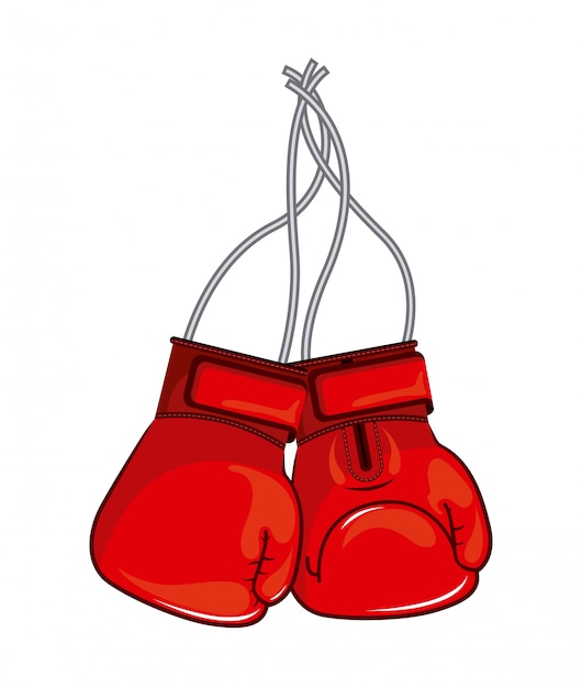 boxing design over white background vector illustration