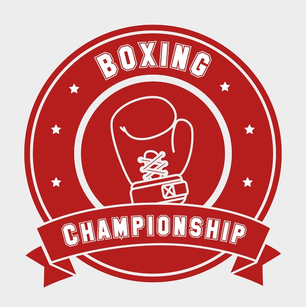 Premium Vector | Boxing design.