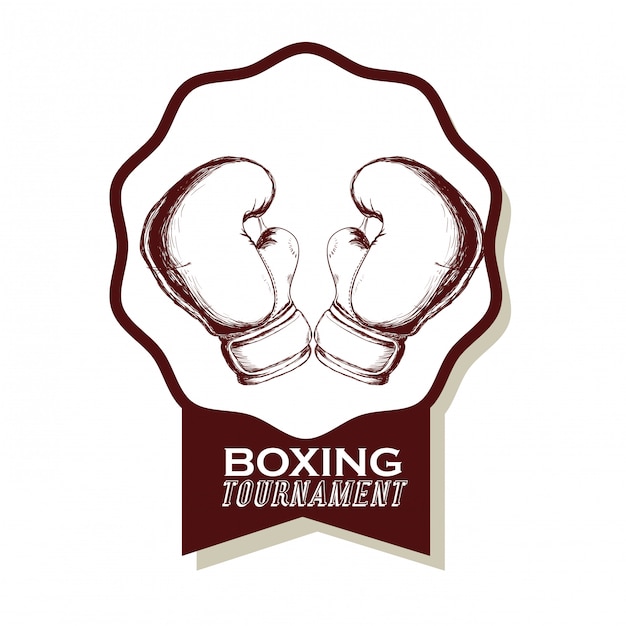 Boxing icon design 