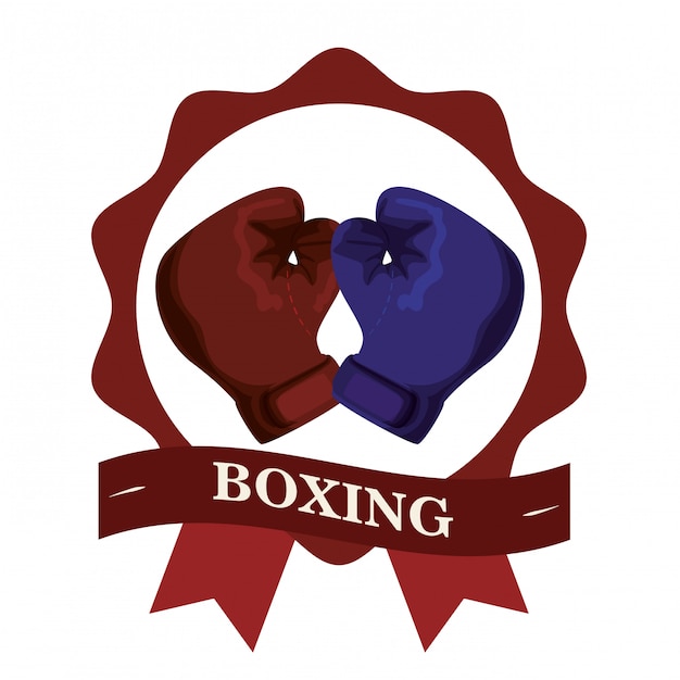 Boxing icon design 