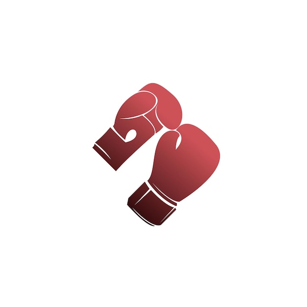 ボクシング ロゴ アイコン デザイン テンプレート イラスト