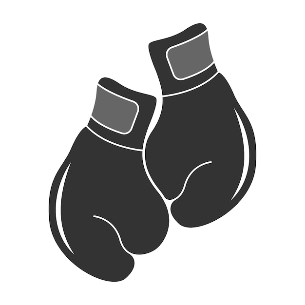 Disegno dell'icona di marchio di boxe