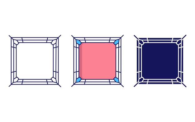 Значок вектора боксерского ринга