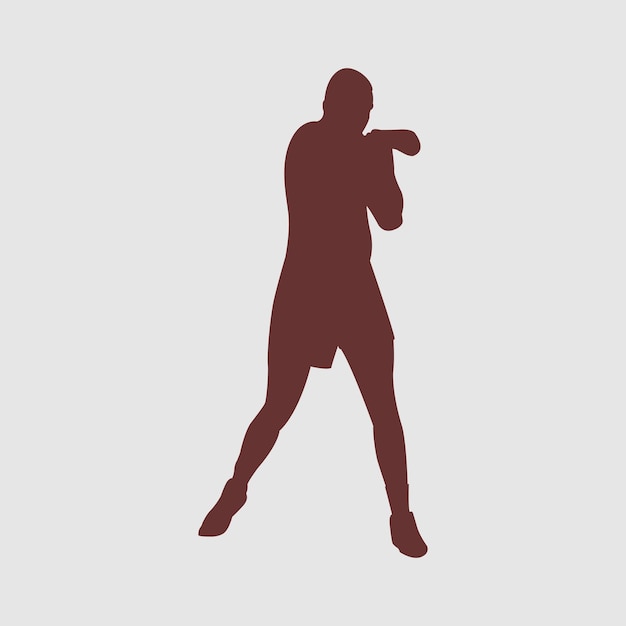 Boxing Silhouette