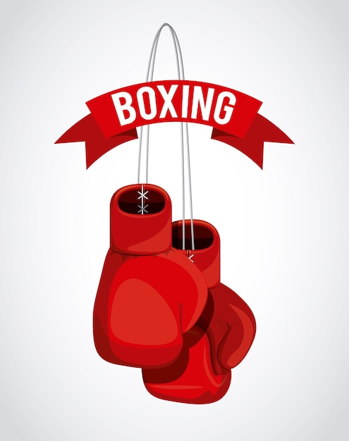 Design sportivo di boxe