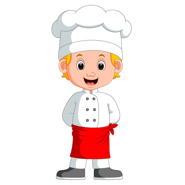 boy chef cartoon