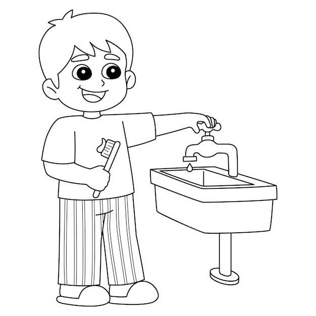 Save Water Coloring Pages