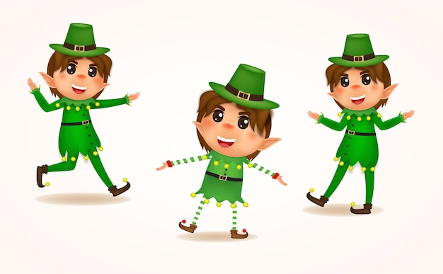 Vector the boy greeting happy st patrick's day charector to event of vector