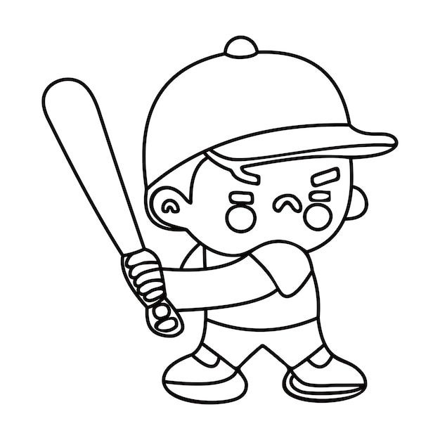 Stick Figure Baseball Images - Free Download on Freepik