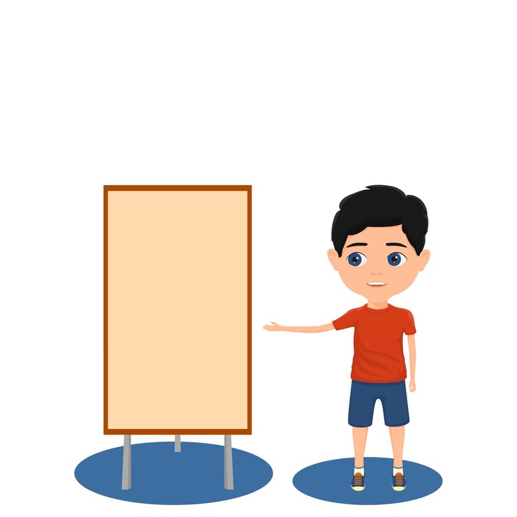 Vector boy sign
