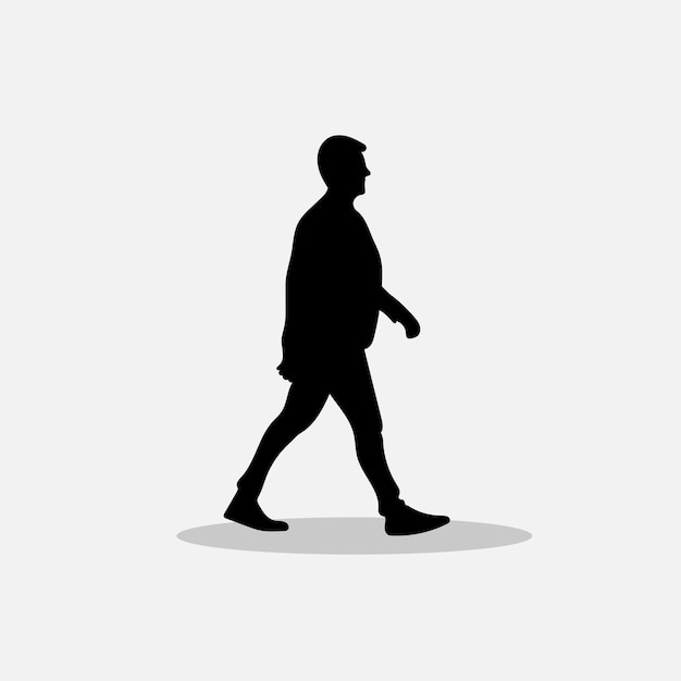 Boy walking vector png