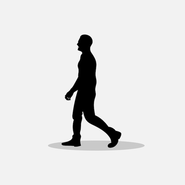 Boy walking vector png