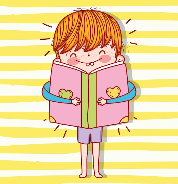 Мальчик с книжным образованием к празднику