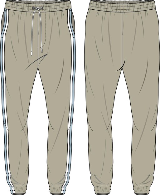 Premium Vector  Teens and girls bottom wear joggers and trousers vector  illustration