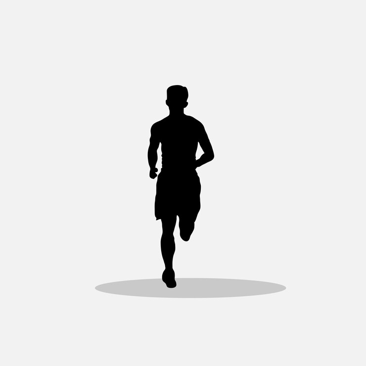 Vector boys running vector png