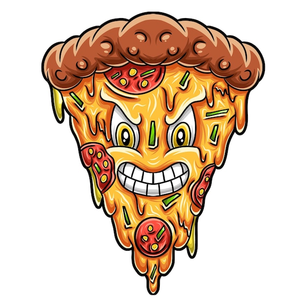 Boze Pizza Cartoon