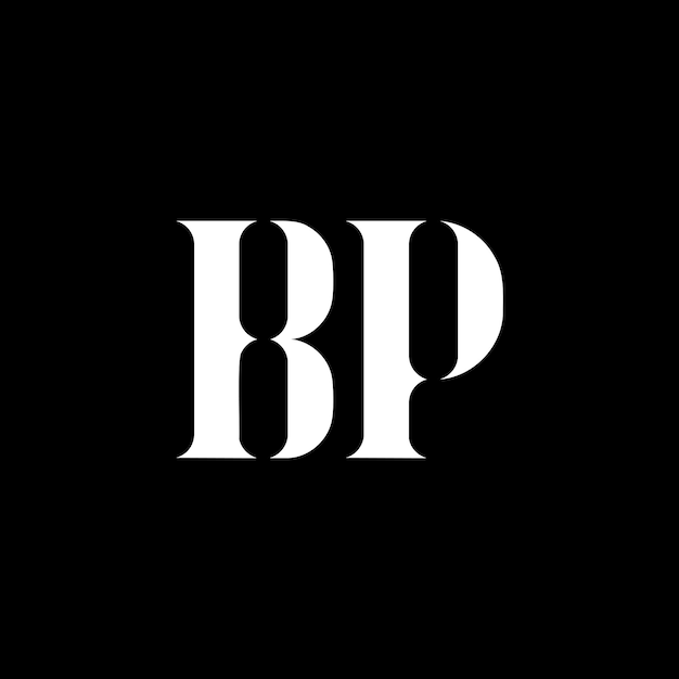 B.P.LogoのデザインはB.P. (ビップル・ビップル) という文字でロゴは白い色で書かれています