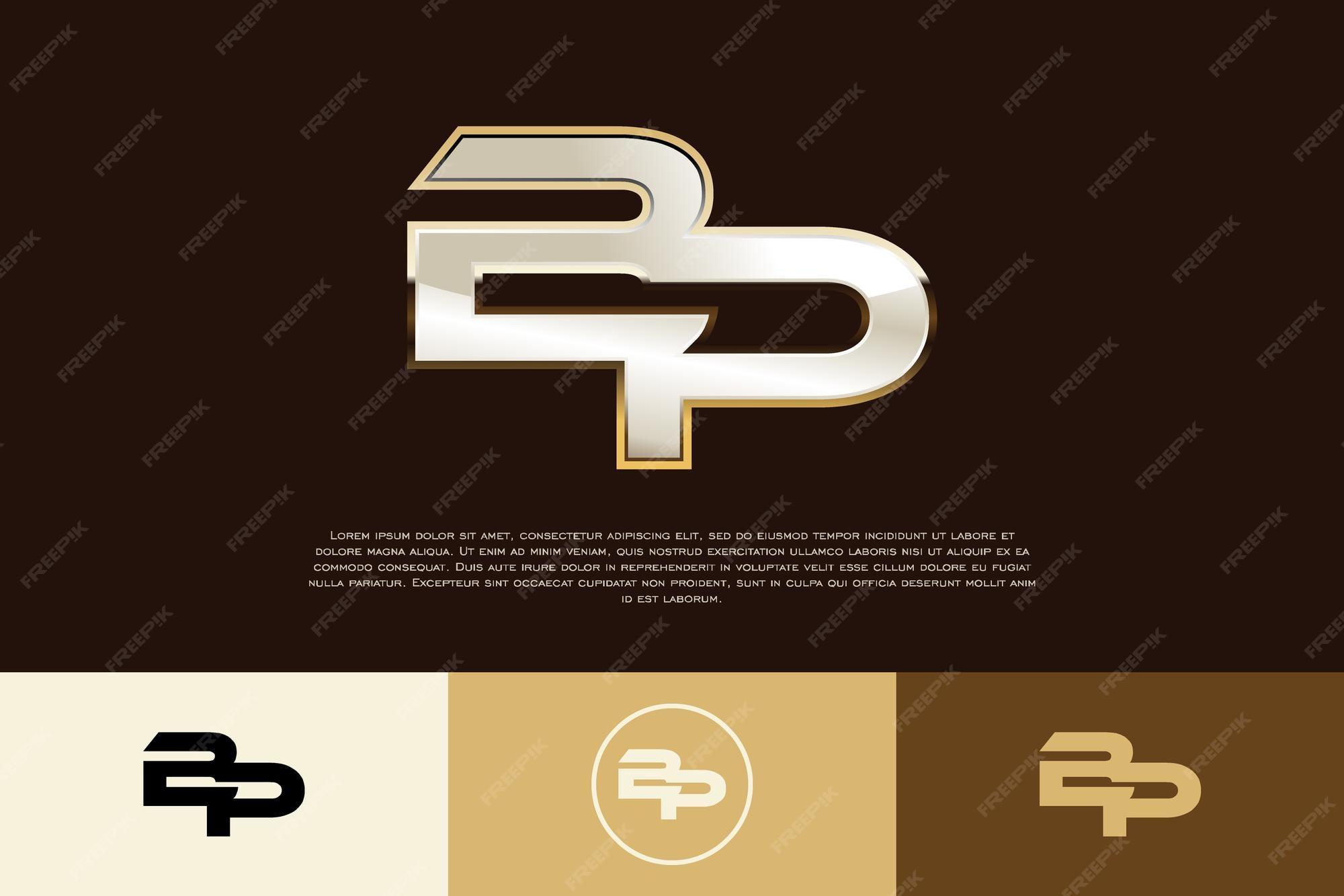 Premium Vector | Bp initial modern exclusive logo emblem template for