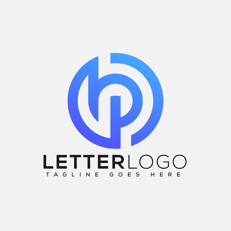 Premium Vector | Bp logo design template vector graphic branding element
