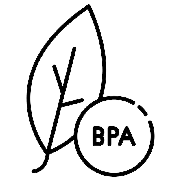 Bpa-vectorillustratie