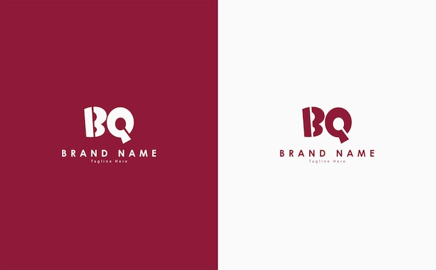 BQ Letters vector logo ontwerp