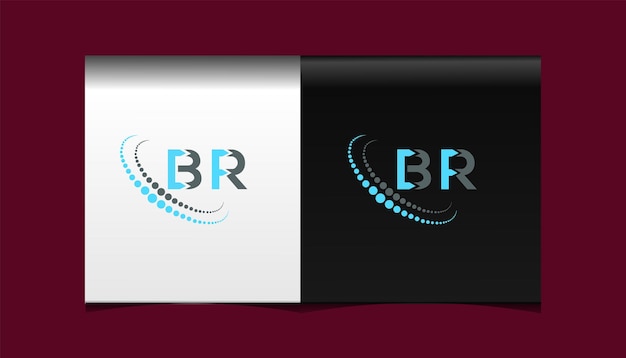 BR eerste moderne logo ontwerp vector pictogrammalplaatje