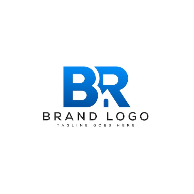 BR logo ontwerp sjabloon vector grafisch branding element