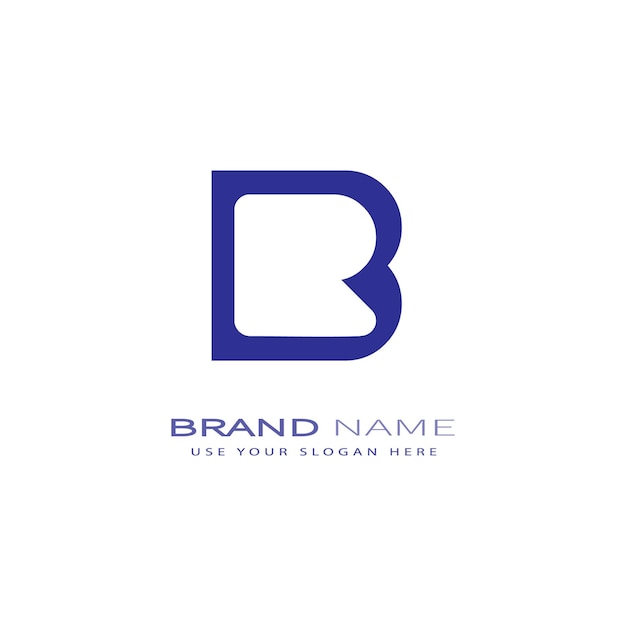 Br206 letter br logo design