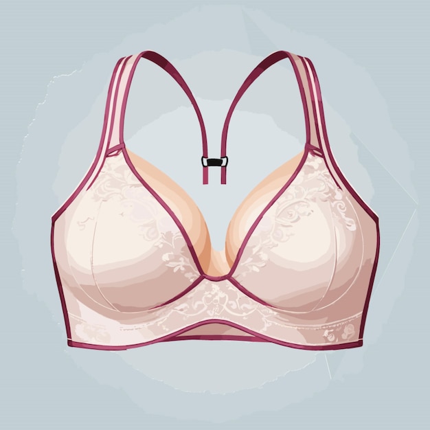 Bra vector on a white background