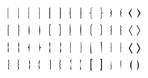 Bracket pairs set