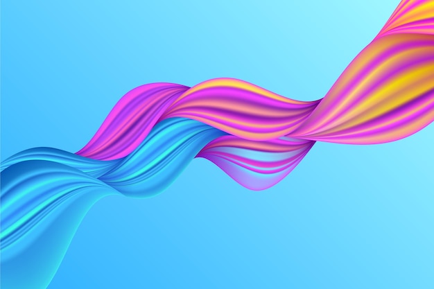 Vector braided gradient coloured fabric background