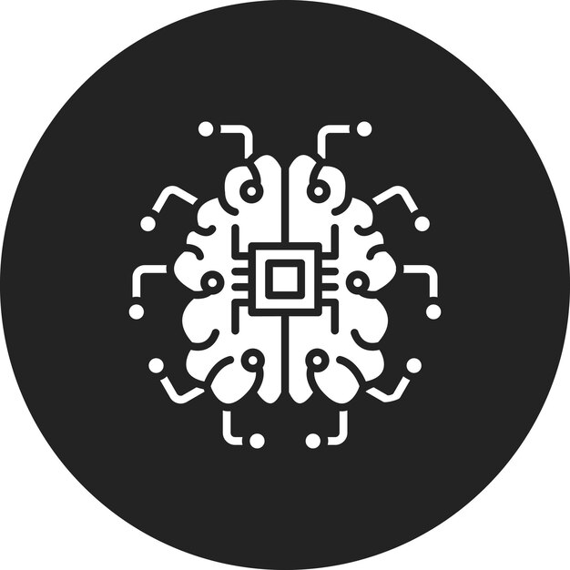 brain circuit icon vector image can be used for artificial intelligence