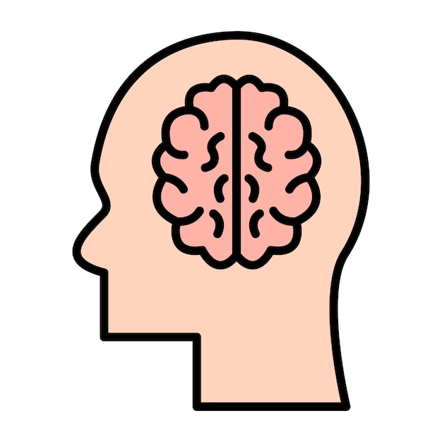 Brain Flat Illustration