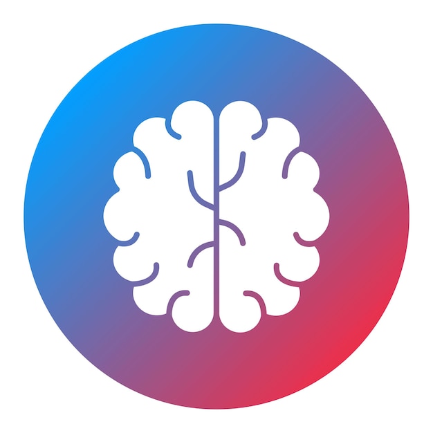 Brain icon vector image Can be used for Human Anatomy