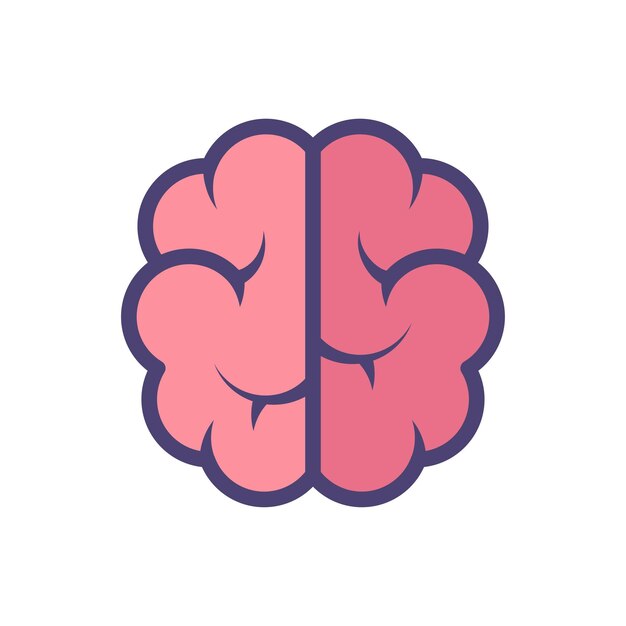 Brain icon vector op trendy stijl voor ontwerp en afdrukken