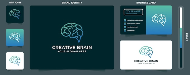 Brain logo Brain icon Brainstorm iconLogo ideas Brain vector Psychology logo Brain silhouette Business icon Creation and idea icons and elements