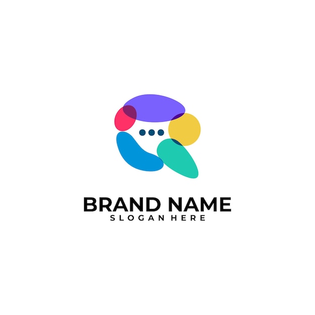 Brain logo vector design template