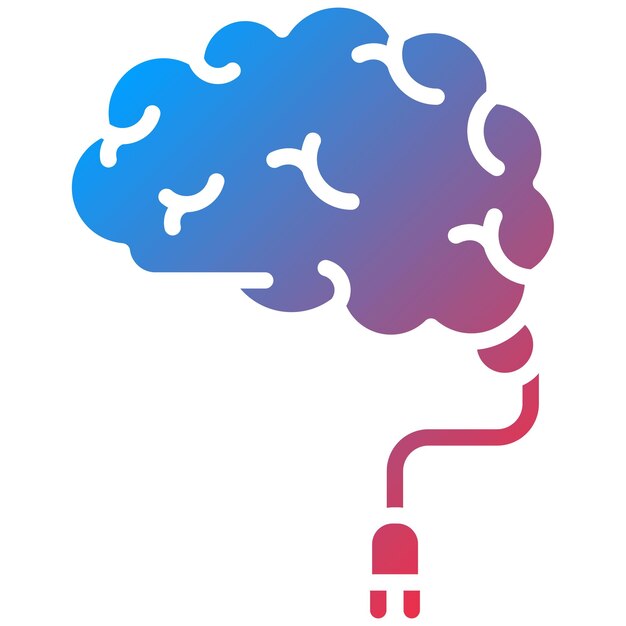 Vector brain recharge icon vector image can be used for design