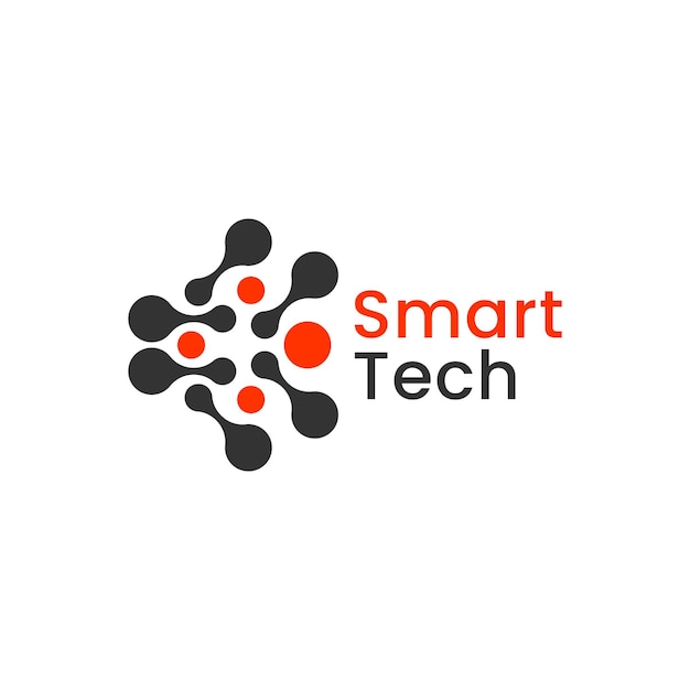 Brain tech logo ontwerpsjabloon