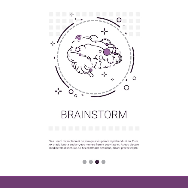 Banner start-up di brainstorm project development