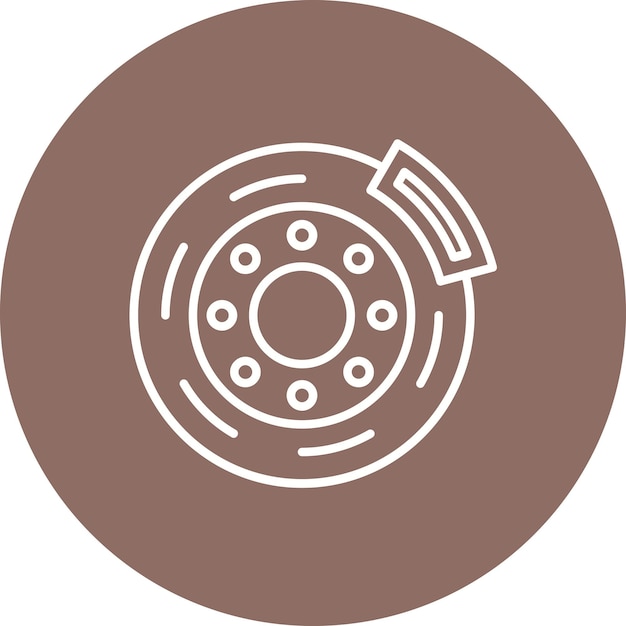 Brake Disc icon vector image Can be used for Car Repair