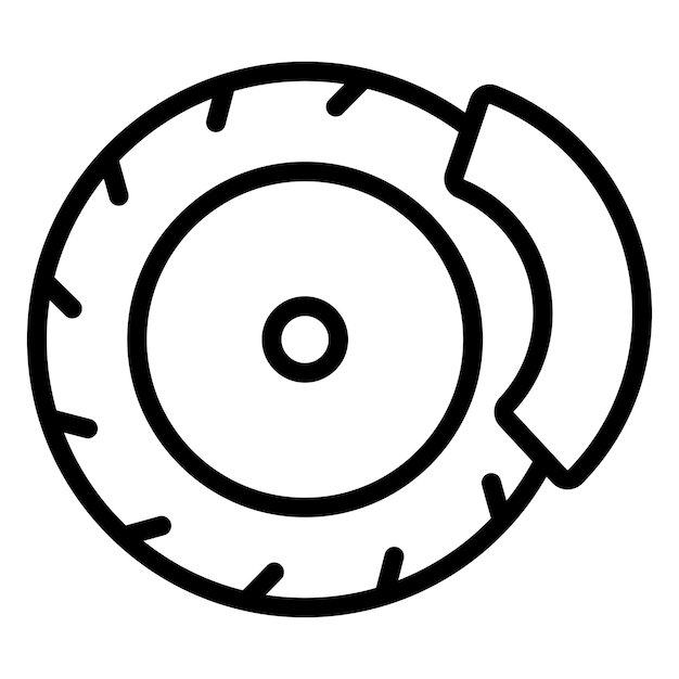 Brake Disc Vector Illustration