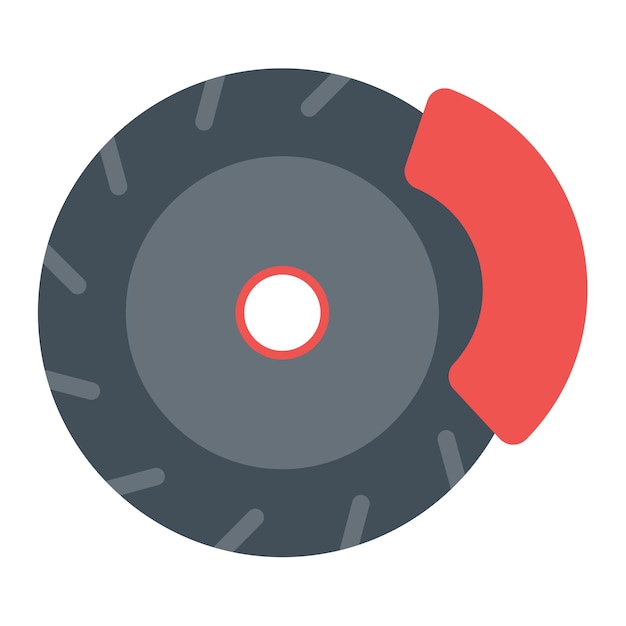 Brake Disc Vector Illustration