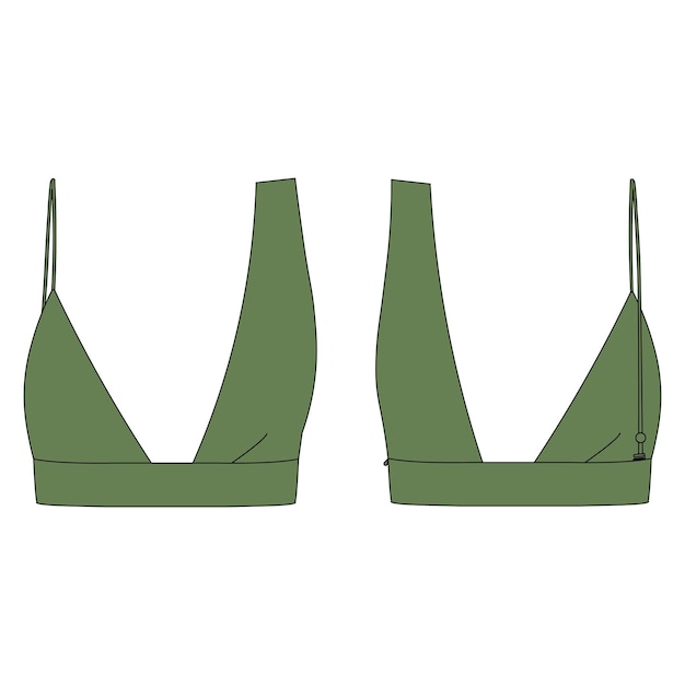 Vector bralette