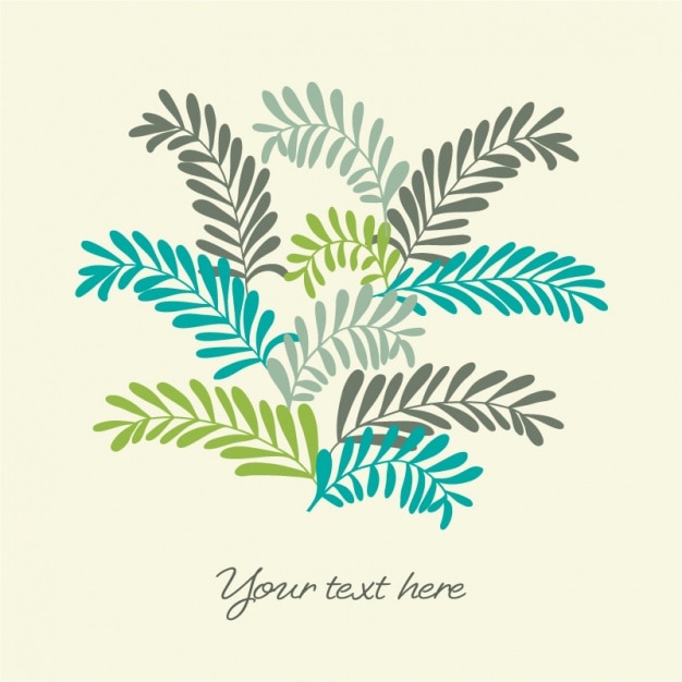 Vector branches background design